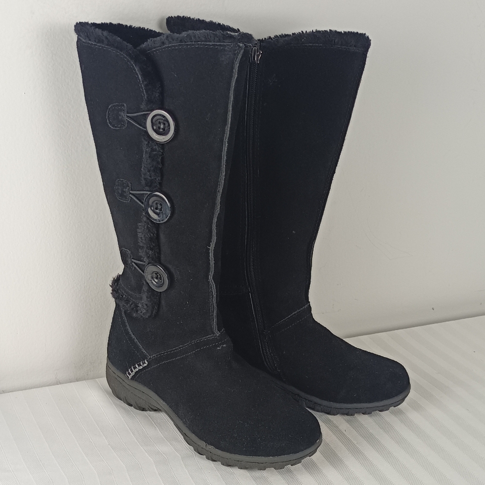Khombu Women's Black Knee-High Boots